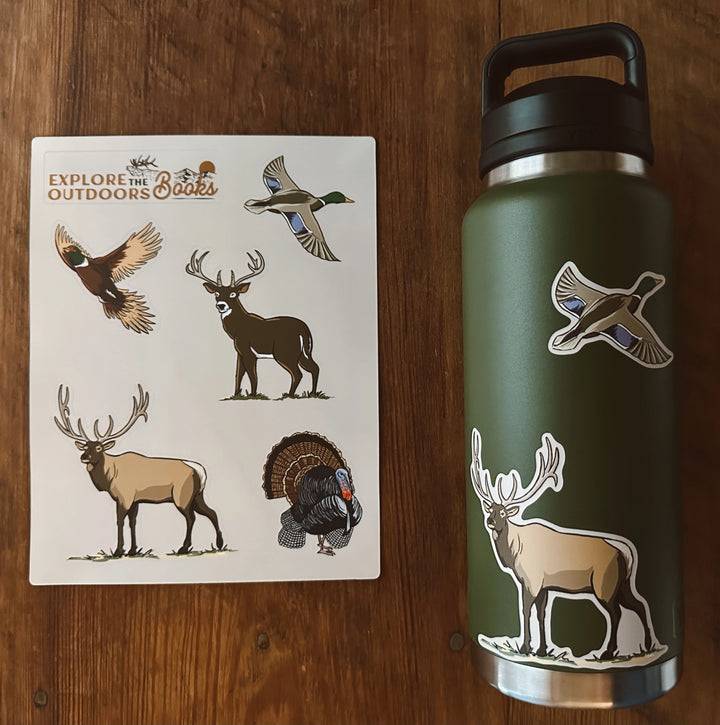 Hunting Weatherproof Sticker Sheet