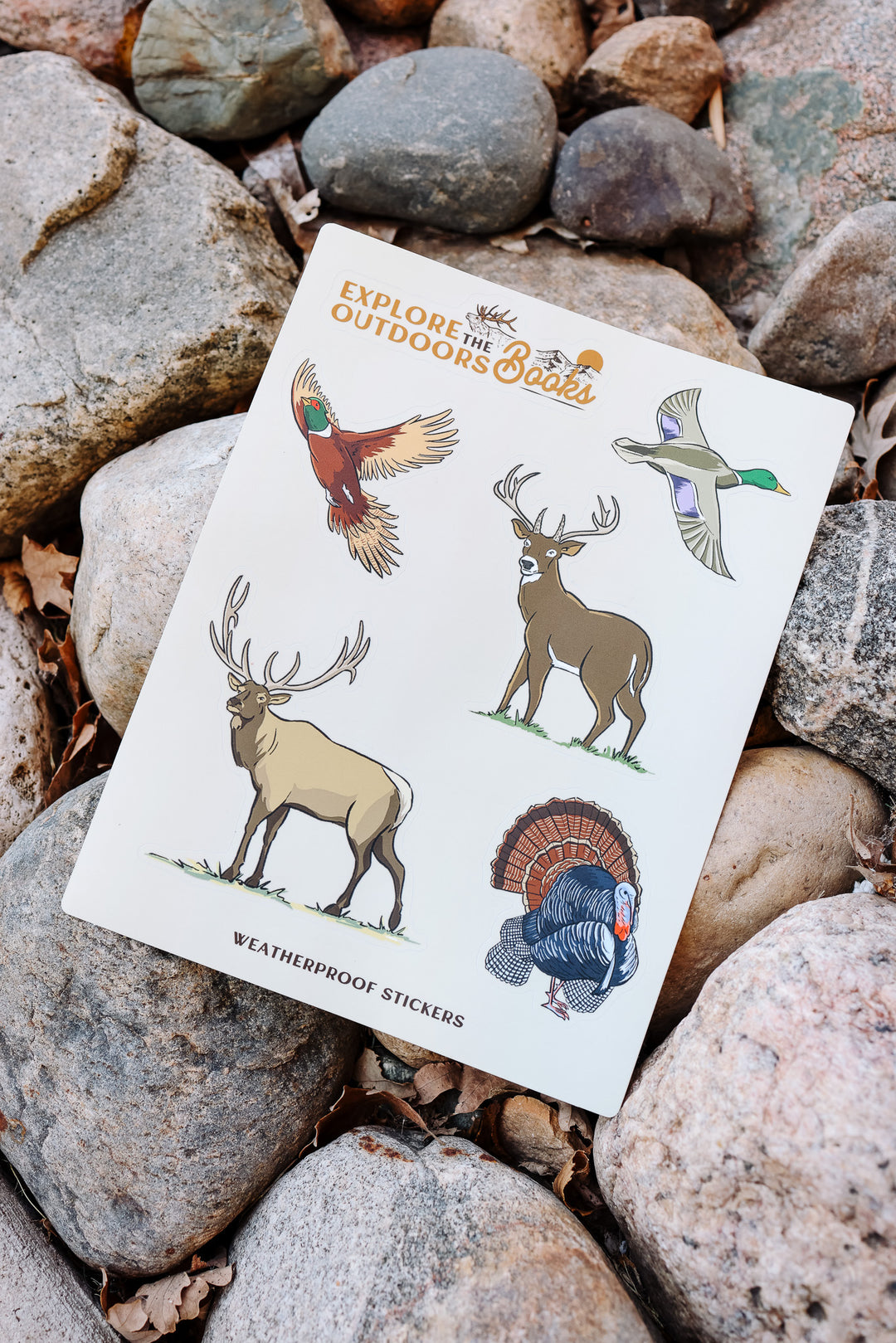 Hunting Weatherproof Sticker Sheet