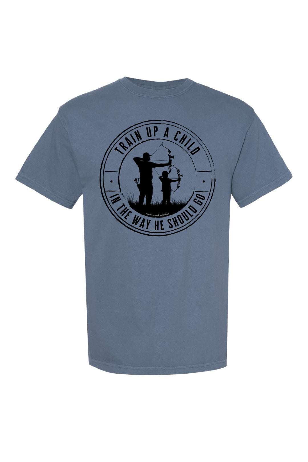 'Train Up A Child' Blue Jean T-Shirt