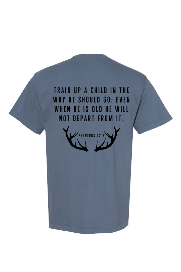 'Train Up A Child' Blue Jean T-Shirt