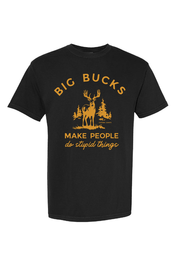 'Big Bucks' Black T-Shirt